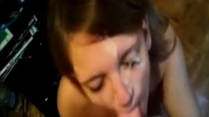 Cum in mouth with french girl