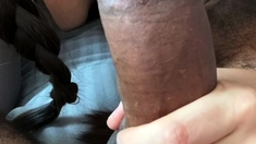 Real amateur blowjob footjob and fuck doggystyle