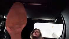 Blonde enjoys hot foot fetish sex