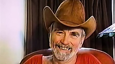 Old cowboy beats his hairy cock