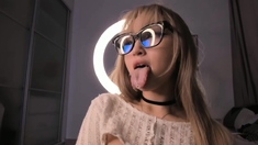 Cum with this hot blonde asian