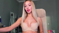 DaringSex Blonde Babe Sexy Solo Masturbation