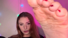 Exotic brunette hardcore foot fetish fuck