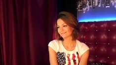 Russian Amateur Babe In Crop Top Posing On Webcam