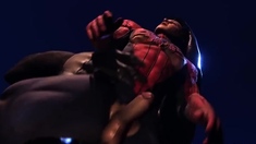 Venom use spiderman like a toys